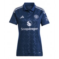 Maglia Calcio Manchester United Seconda Divisa Donna 2024-25 Manica Corta